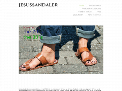 jesussandaler.dk snapshot