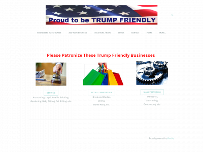 www.trumpfriendly.com snapshot