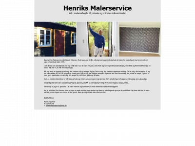 henriksmalerservice.dk snapshot