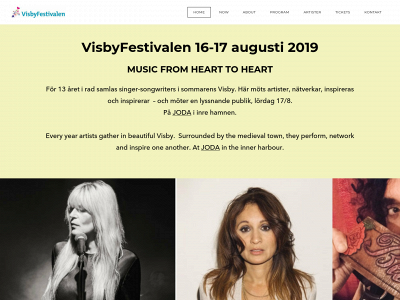 visbyfestival.se snapshot
