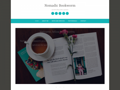 nomadicbookworm.com snapshot