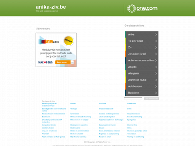 anika-ziv.be snapshot