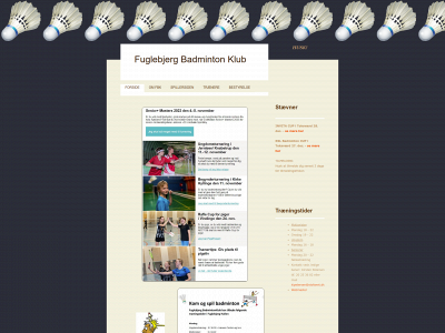 fuglebjergbadminton.dk snapshot