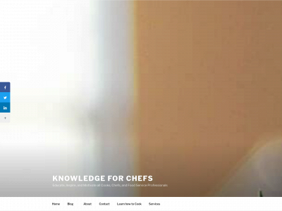 knowledgeforchefs.com snapshot