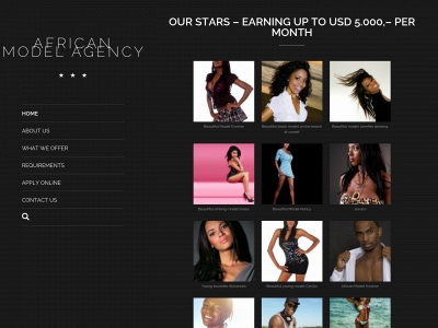 african-modelagency.com snapshot