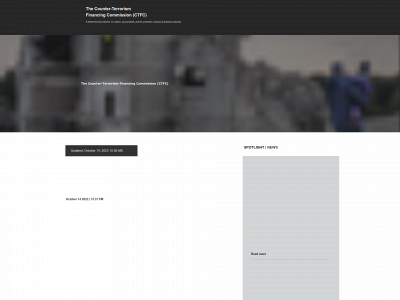 counterterroristcommission.org snapshot