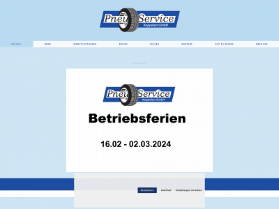 pneuservice-kappelen.ch snapshot