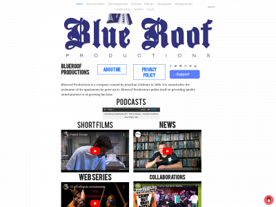 www.blueroofproductions.com snapshot