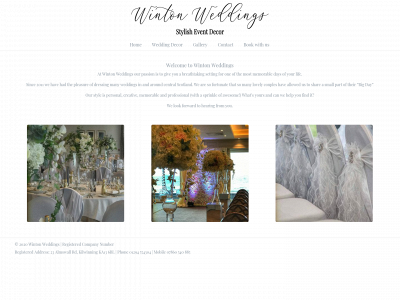 wintonweddings.co.uk snapshot