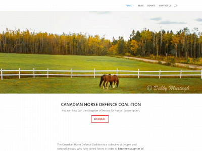 canadianhorsedefencecoalition.org snapshot