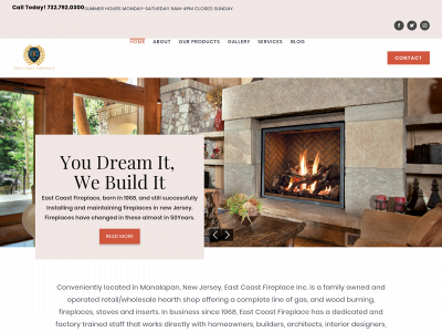 eastcoastfireplaceinc.com snapshot