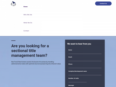neotrendrealestate.co.za snapshot