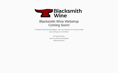 blacksmithwine.dk snapshot