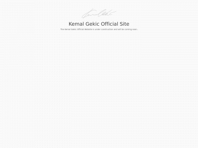 kemalgekic.org snapshot