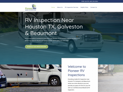 pioneerrvinspections.com snapshot