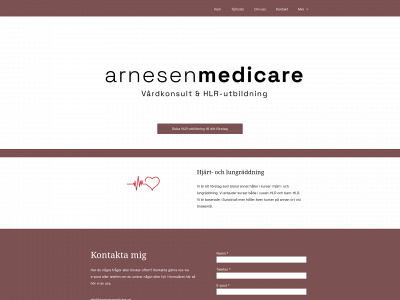 arnesenmedicare.se snapshot