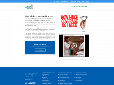 www.healthinsurancedoctor.net snapshot
