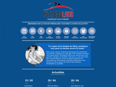sonia-fitnessland.be snapshot
