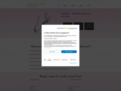 pedicure-gent-deinze.be snapshot