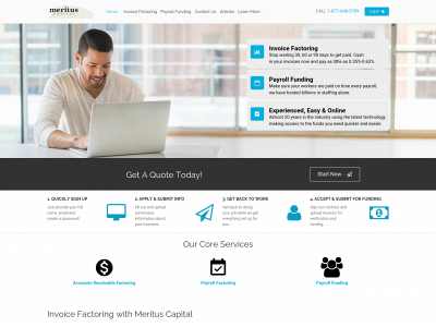 merituscapital.com snapshot