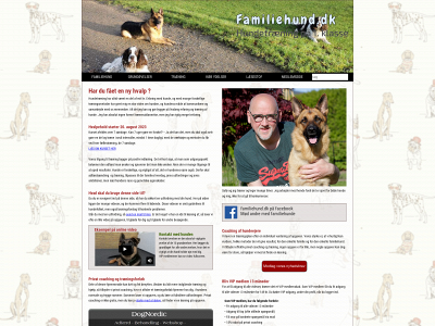 familiehund.dk snapshot
