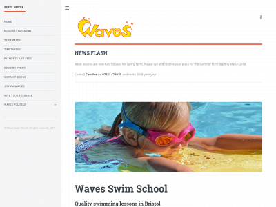 wavesswimschool.co.uk snapshot