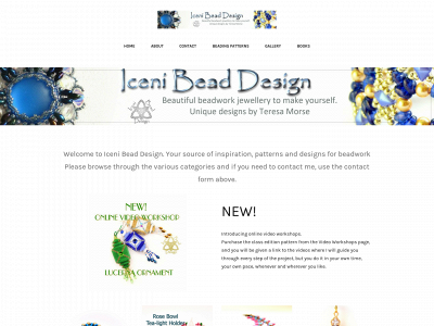 www.icenibeaddesign.com snapshot