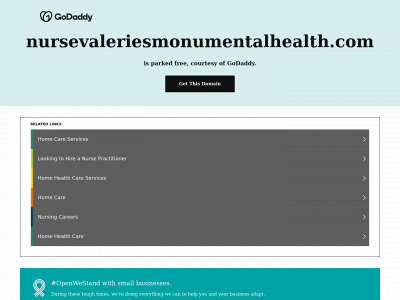 nursevaleriesmonumentalhealth.com snapshot
