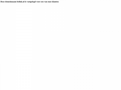 belink.nl snapshot