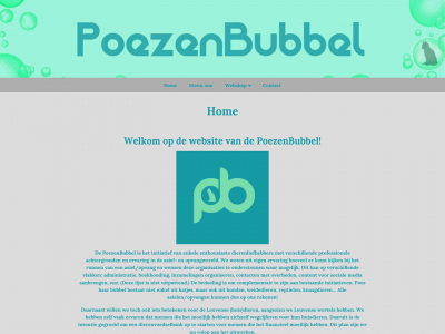 poezenbubbel.be snapshot