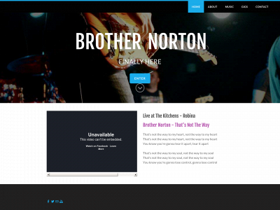 www.brothernortonmusic.com snapshot
