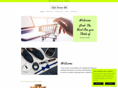 cutecorner.co.uk snapshot
