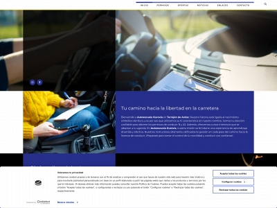 www.autoescuelaeurovia.es snapshot