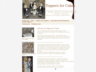 toppersforcakes.com snapshot
