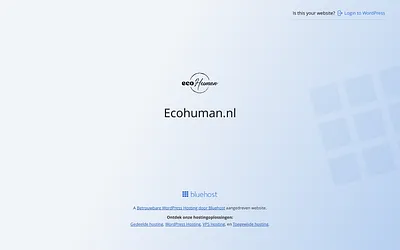 ecohuman.nl snapshot