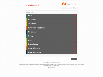 orcaglobal.co.uk snapshot