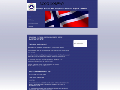rccgnorway.com snapshot