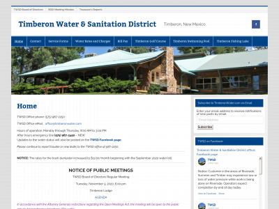 timberonwater.com snapshot