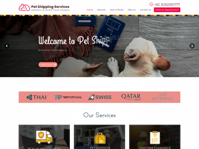 petshippingservices.org snapshot