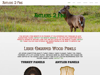 www.antlers2fins.com snapshot