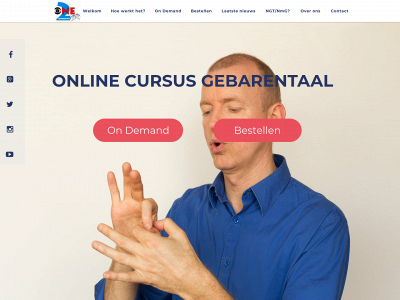 onlinecursusgebarentaal.nl snapshot