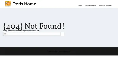 dorishome.se snapshot