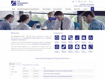 themanagementcentre.com snapshot