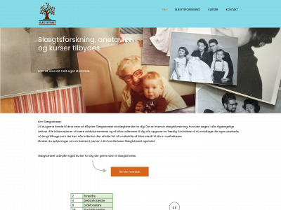slaegtstraeet.dk snapshot