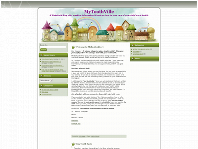 mytoothville.com snapshot