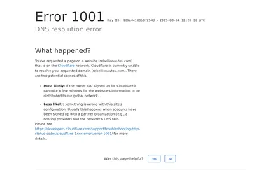 rebellionautos.com snapshot