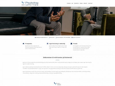 psykologtrana.no snapshot