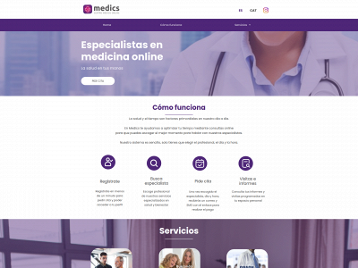 medicsapp.com snapshot