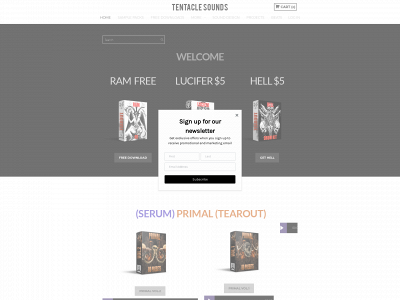 www.tentaclesounds.com snapshot