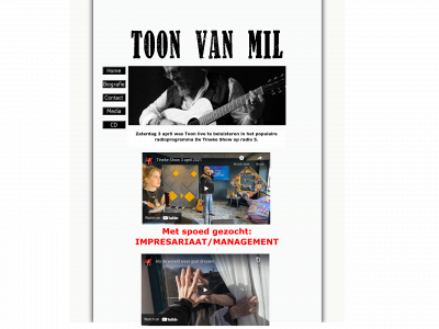 toonvanmil.nl snapshot